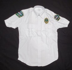 Vintage Olympics Shirt Large Button Up Security Atlanta 1996 & Other Memorabilia