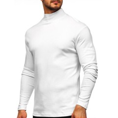 Zonbailon men’s t-shirt with thickened warm long sleeve breathable bottomed