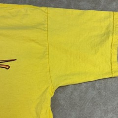 Vintage Diablo Paintball T-Shirt Men Sz XL Y2K Graphic Crew Yellow Short Sleeve