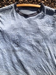 Vintage 1982 Cowboy Western Paper Thin T Shirt Size Medium Ringer Burnout 80s