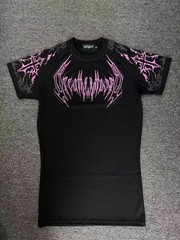 Breathedivinity tight short-sleeved high-elasticity training and fitnessclothing