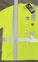 Carhartt Force T-Shirt L Neon Relaxed Fit High-Visibility Reflective Tee Work