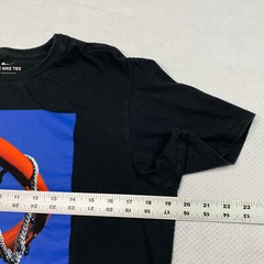Nike Mens T Shirt sz M Black Basketball Hoop Urban Sports Streetwear Modern