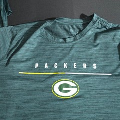 Nike Green Bay Packers Men M Green Dri-FIT Long Sleeve NFL On-Field Shirt AR7634