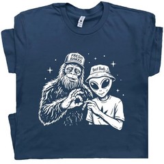 Funny Marijuana Retro Bigfoot Sasquatch Weed Comfort Tee