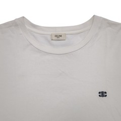 CELINE 2X041671Q.01OB T-Shirt White L Short Sleeve 25SS 0683