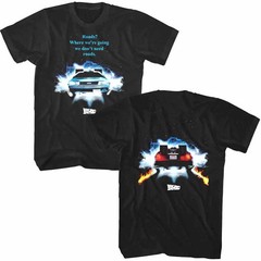 Back to The Future Driving Through Men’s T Shirt