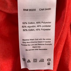 Asics Mens Size 3XL Red Short Sleeve Crew Neck Graphic Pocket Tee New