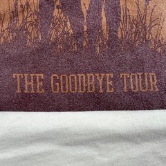 Vtg Glen Campbell Goodbye Tour T Shirt Mens 2XL (48″) Cream Country Music Tee