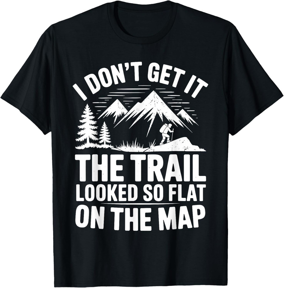 Best Hiking Art for Men Women Outdoor Hike Gear Hiker Hiking T-Shirt