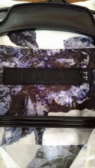 FUGA Floral Print 3/4 Sleeve Shirt Size 44 White/Black