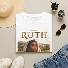 Ruth Biblical Portrait T-Shirt | Vintage Scripture Design