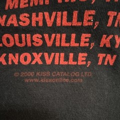 Vintage KISS The Farewell Tour T-shirt 1973-2000 Size XL band tee single stitch