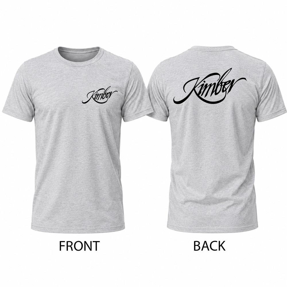 Kimber Guns Firearms Men’s Gray Graphic T Shirt