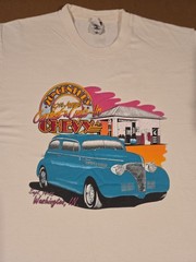 Vintage 90s 20th Century Chevy Carfest Cruiz-in Washington IN White XL Promo