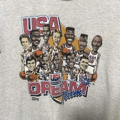 NWT Vintage 1992 Dream Team Barcelona Olympic T Shirt XL Michael Jordan NBA