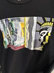 Rare De Young Museum Roy Lichtenstein Famous Statue Of Liberty Mens Large
