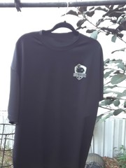 Mens T-Shirt XXL UMPNATION Black 100 % Polyester Fast Dry Lightweight