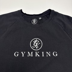 GymKing Logo T-Shirt Sz XL Men’s Black Workout Gym Hydrox Crossfit Short Sleeve