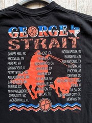 VINTAGE 90s 1994 Jerzees Strait Lead On Tour T-Shirt Country Music Jerzees XL