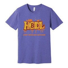 Hodling Bitcoin Graphic T Shirt Unisex Casual Crypto Apparel With Graffiti Style