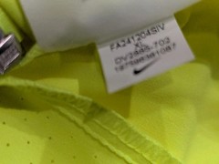 Nike Men’s Dri-FIT RAFA Tennis Jacket – DV2885 702 – Volt / Teal – Size: XL NWT