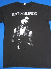 SALE Black Veil Brides Concert Tour T-Shirt B/W Photo of Andy on Stage Black Siz