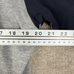 BYLT Drop Cut S/S T-Shirt Gray Maroon Raglan Large L Athletic Fit Stretch