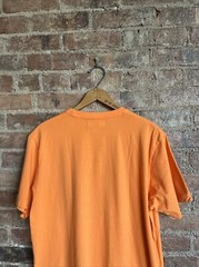 Shanghai Tang Men’s Mao Tee, Sz Large, Bright Orange 100% Cotton