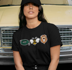 Hose Bee Lion T SHIRT S-3XL Hoes Be Lying Pun Intended Inappropriate Humor TEE
