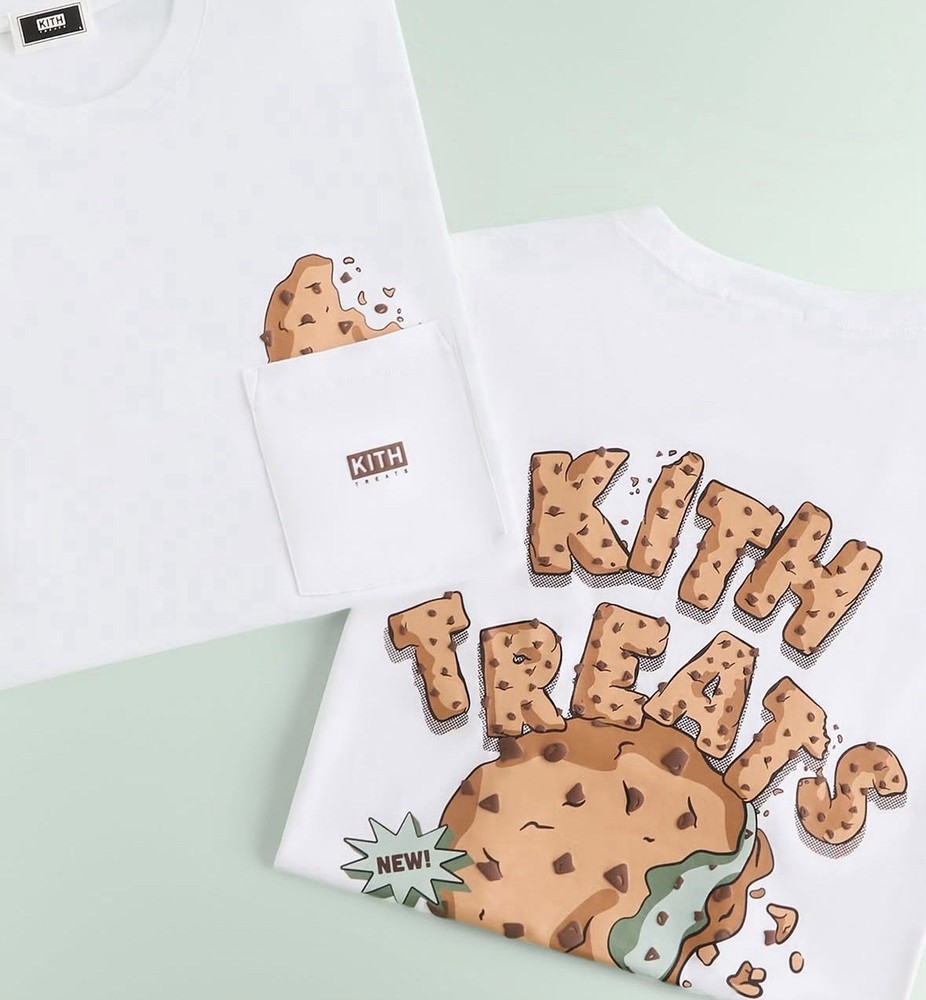 NWT: Kith Treats Mint Condition Pocket T-Shirt White Size XL