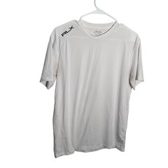 RLX Ralph Lauren Shirt Men’s Small White Athletic Performance Solid Active Top