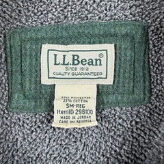 LL Bean Men’s Small Katahdin Iron Works Fleece Lined Henley Shirt Green Outdoors