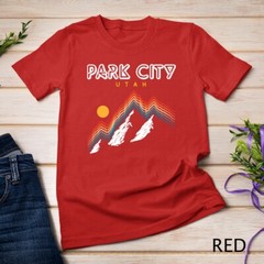Park City Utah – USA hiking and climbing 1980s Retro Unisex T-shirt
