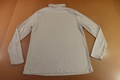 Ficerd Mens Size Large Light Gray Long Sleeve Turtleneck Tee NWT