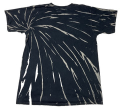 AC DC Shirt L Black Acid Bleach Who Made Who Wash Band Tee Tour 86 Rock Music