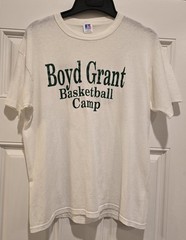 Vintage Nike Boyd Grant Basketball Camp Shirt Sz Large Sheer White 80’s CSU Rams