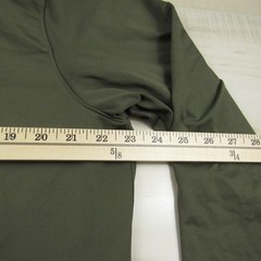 Under Armour Shirt Mens 2XL XXL Green Mock Cold Gear Fleece Long Sleeve