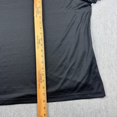 Nike T-Shirt Mens 2XL XXL Black Dri-Fit Miler Running Training Athletic Workout