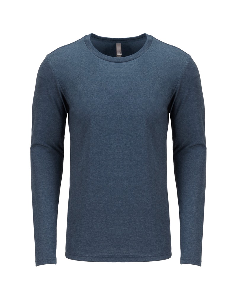 NL239 Next Level Apparel 6071 Unisex Long Sleeve Tri-Blend Soft Casual T-Shirt