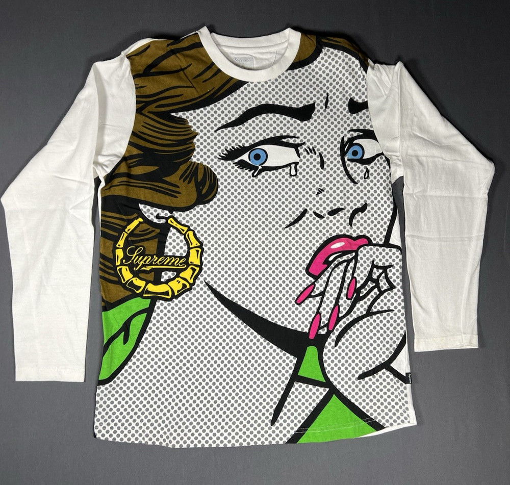 2006 Supreme Pop Art Roy Lichtenstein Size XL Rare Kanye Tee 06 Box Logo Vintage