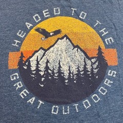 GH Bass Shirt Mens Medium Outdoors Mountains Hiking Everyday Streetwear Eagle