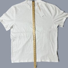 Quince Organic Cotton Slub Henley Tee Mens Size XL White 100% Organic Cotton NWT