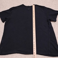 Rag & Bone Shirt Mens 2XL Black Designer Crew Viscose Polyester Cotton Casual
