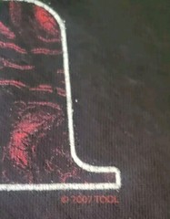 Vintage 2007 TOOL T Shirt 10,000 Days Tour Los Angeles Red Eyes Black XXXL VGUC