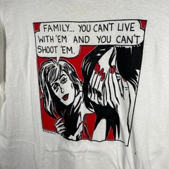 Vintage 80s Lichtenstein Flying Fish LA art tee