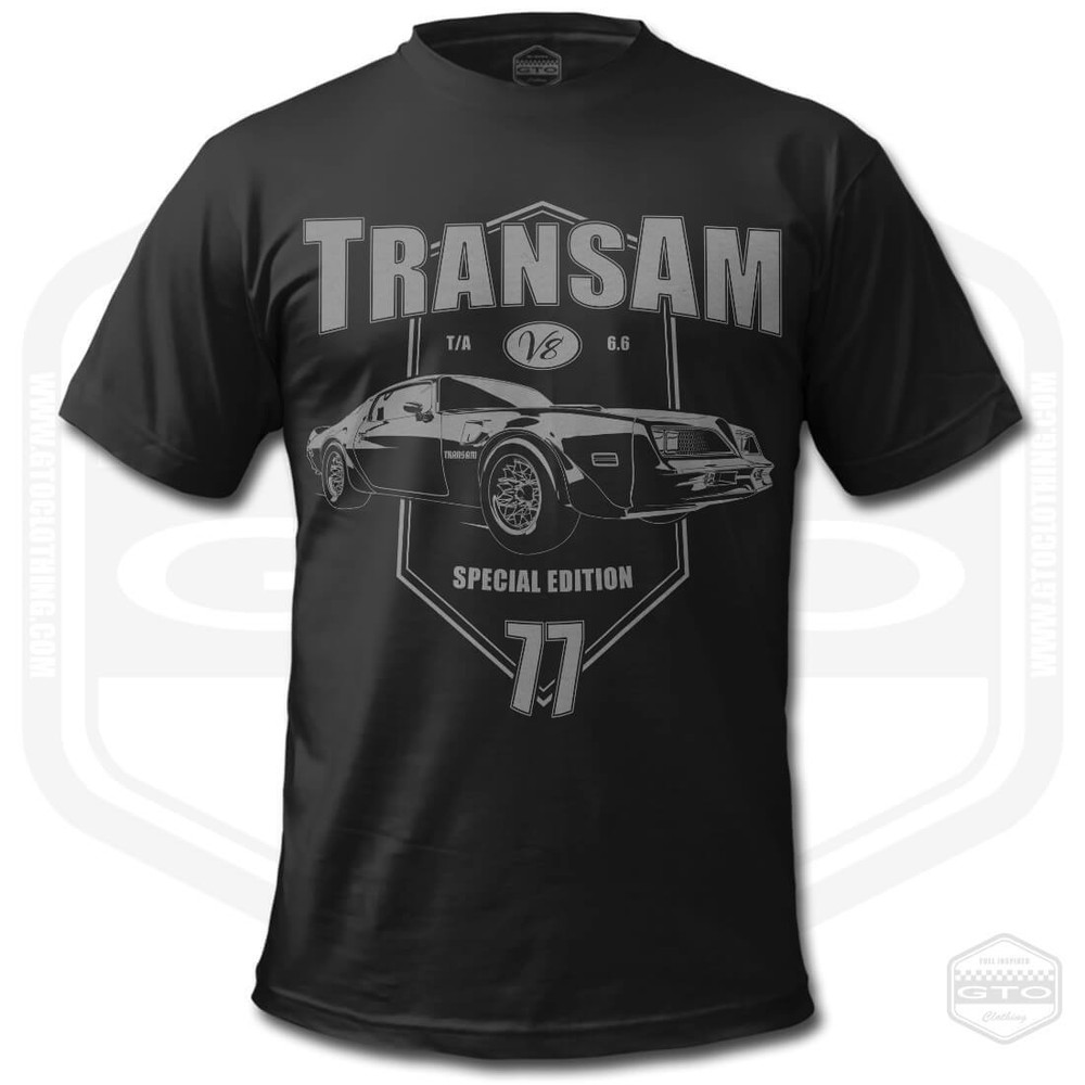 Men’s 1977 Pontiac Firebird Trans Am American Muscle Car T-Shirt