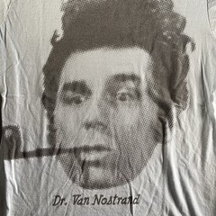 Seinfeld Shirt Mens Medium Kramer Dr Van Nostrand Y2K 2008 Comedy 90s Sitcom