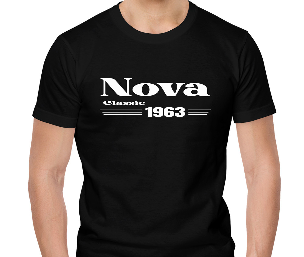 1963 Chevy II, Nova Classic Car Tee T-Shirt – Chevrolet – Chevy