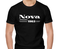 1963 Chevy II, Nova Classic Car Tee T-Shirt – Chevrolet – Chevy